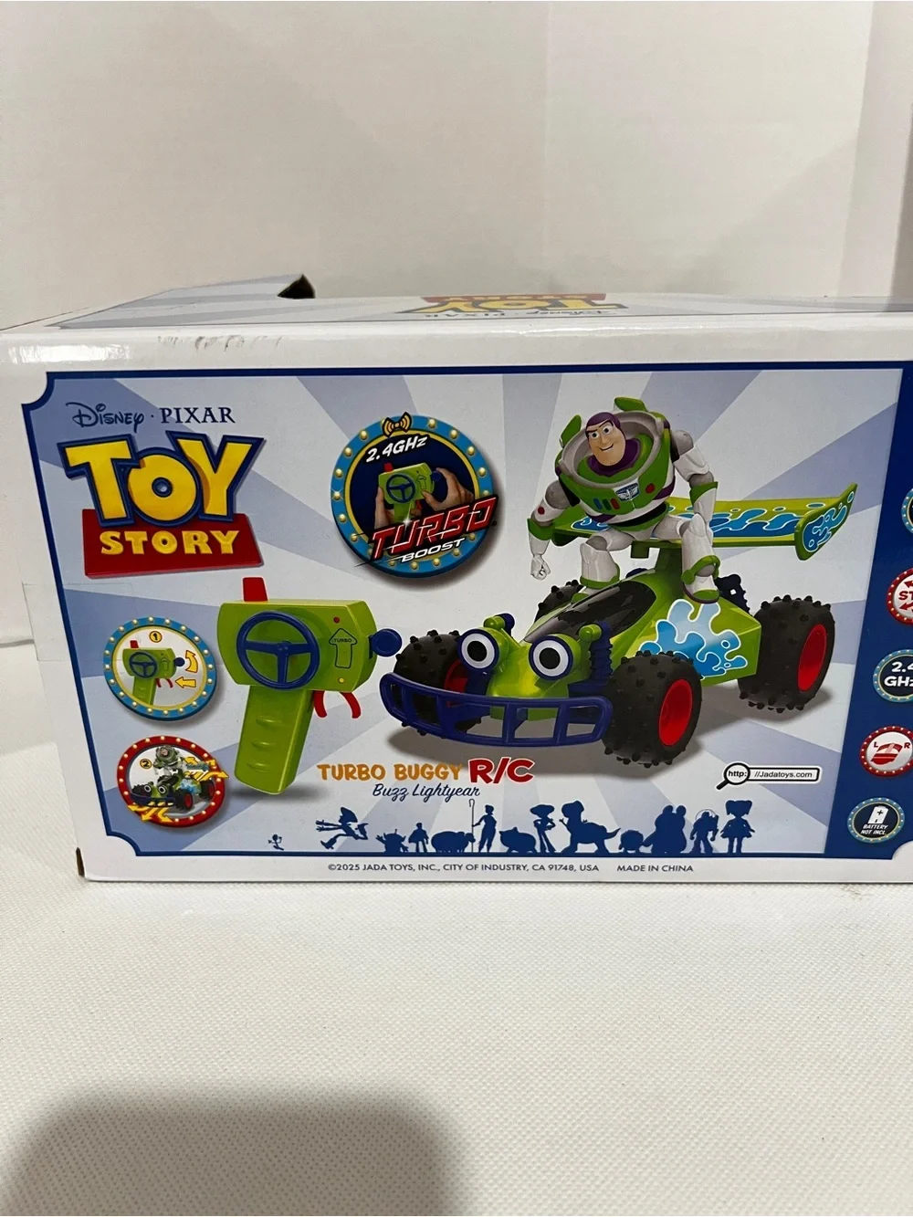 Disney Pixar Toy Story Turbo Buggy R/C Buzz Lightyear Remote Control Car 2.4 Ghz